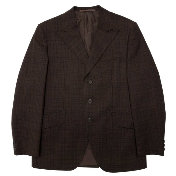 K.P. Ruuskanen (Finland) 70s, Barker, Woolmark, Windowpane Check